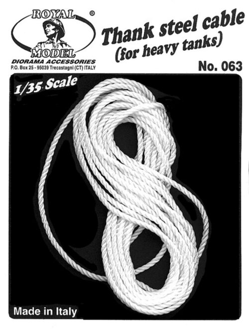 Royal Model RM063 Tank steel cables (for heavy tanks