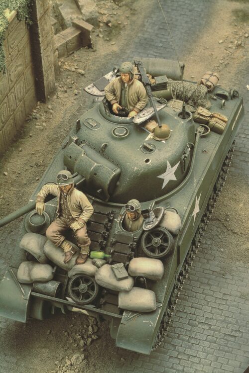 Royal Model RM195 U.S. Sherman crew - WWII