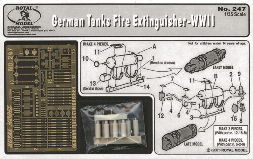 Royal Model RM247 German tank fire extiguisher