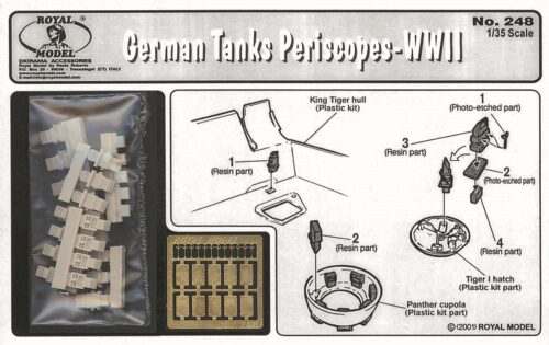 Royal Model RM248 German tank periscopes