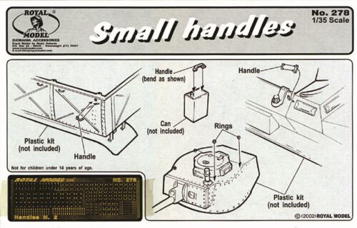 Royal Model RM278 Small Handles (1/35-