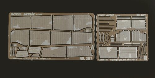 Royal Model RM307 Scraped Zimmerit Jagdtiger Part 1 (for Dragon kit)