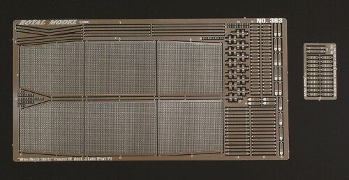 Royal Model RM363 Wire Mesh Skirts Panzer IV Ausf. J Late - Part 1