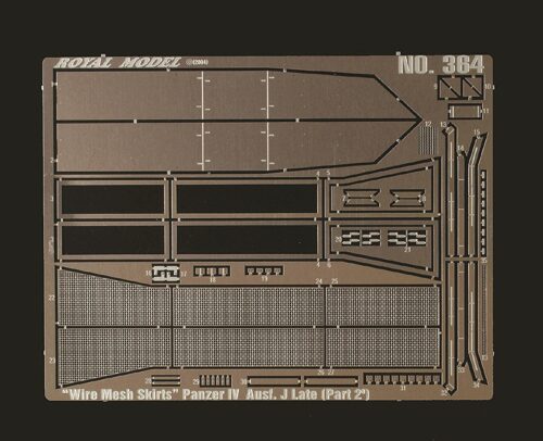 Royal Model RM364 Wire Mesh Skirts Panzer IV Ausf. J Late - Part 2