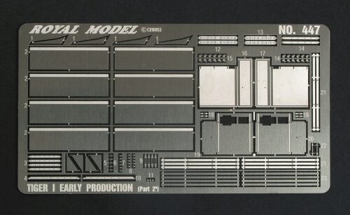 Royal Model RM447 Tiger I Early Production-Part 2 (for Tamiya kit)