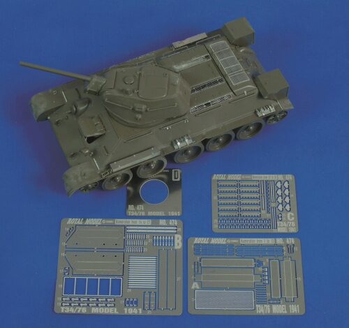 Royal Model RM474 T34/76 Mod. 41 (for Tamiya kit)