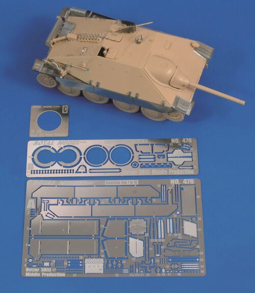 Royal Model RM476 Hetzer 38t Middle Prod. (for Tamiya kit)