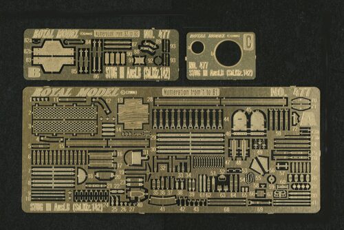 Royal Model RM477 Stug III Ausf B. (for Tamiya kit)