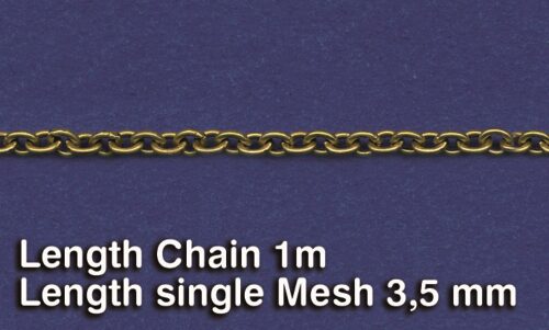 Royal Model RM521 Metal Chain (F) Length single Mesh 3,5 mm