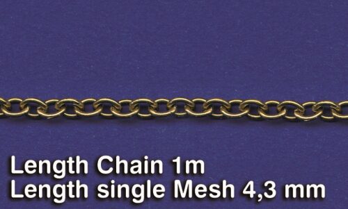 Royal Model RM522 Metal Chain (G) Length single Mesh 4,3 mm