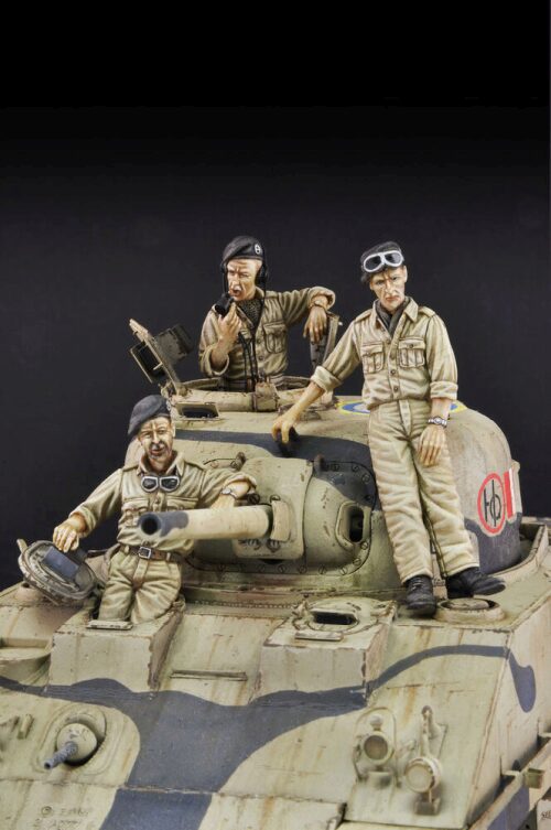 Royal Model RM583 Sherman Clive crew