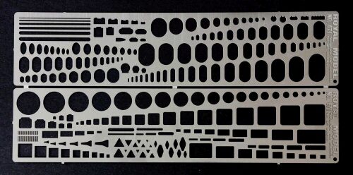 Royal Model RM671 Templates set stencils (all scales)