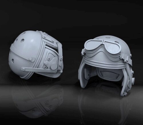 Royal Model RM987 U.S. tanker helmets WWII - 2 pcs.