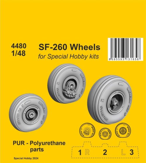 CMK 129-4480 SF-260 Wheels / for SH kits