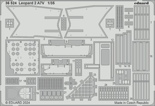 Eduard Accessories 36524 Leopard 2 A7V  TAMIYA