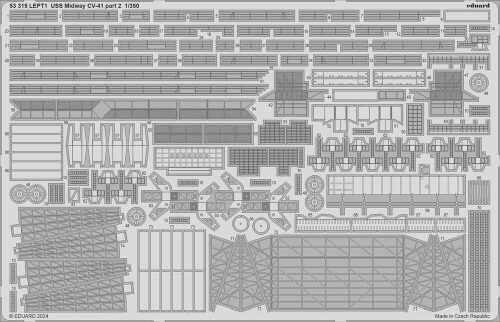 Eduard Accessories 53315 USS Midway CV-41 part 2 0 TRUMPETER