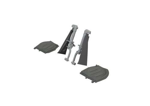 Eduard Accessories 672384 P-51D undercarriage legs PRINT  EDUARD