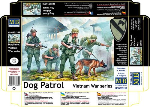 Master Box Ltd. 35238 Dog Patrol. Vietnam War series