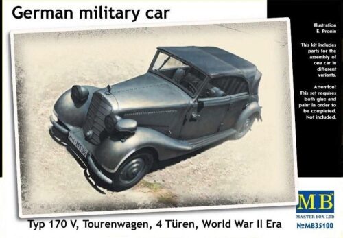 Master Box Ltd. 35100 Germ. military car Typ 170V Tourenwagen