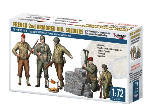 Mirage Hobby 720013 FRENCH 2nd ARMORED DIV. SOLDIERS