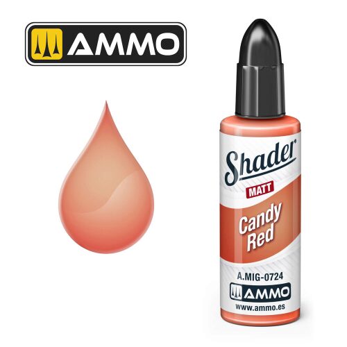 Ammo AMIG0724 MATT SHADER Candy Red