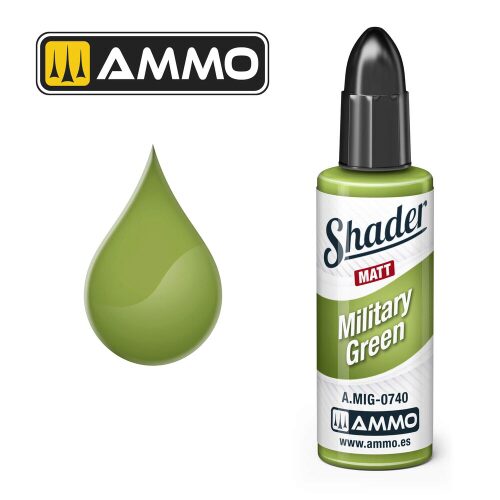 Ammo AMIG0740 MATT SHADER Military Green