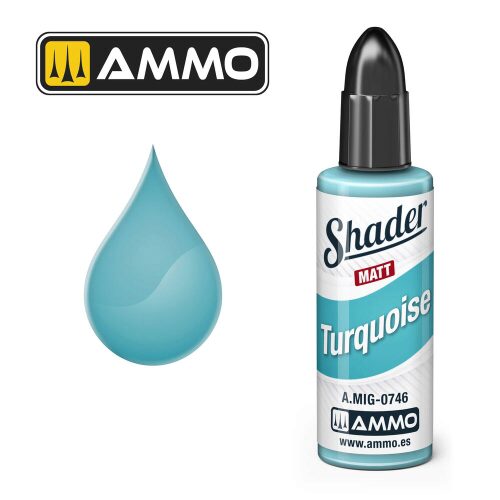 Ammo AMIG0746 MATT SHADER Turquoise