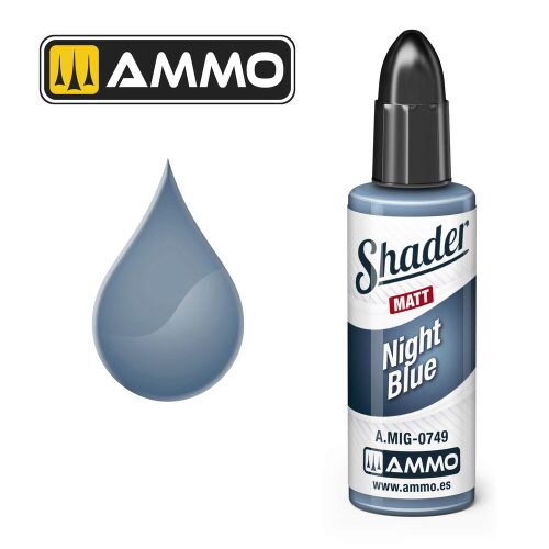 Ammo AMIG0749 MATT SHADER Night Blue