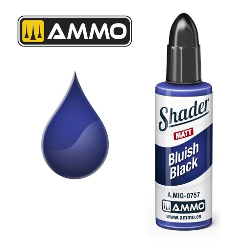 Ammo AMIG0757 MATT SHADER Bluish Black