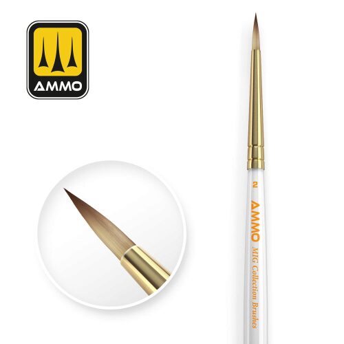 Ammo AMIG8716 AMMO MIG Collection Brushes Conical Ø2