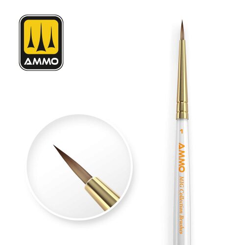 Ammo AMIG8717 AMMO MIG Collection Brushes Conical Ø1