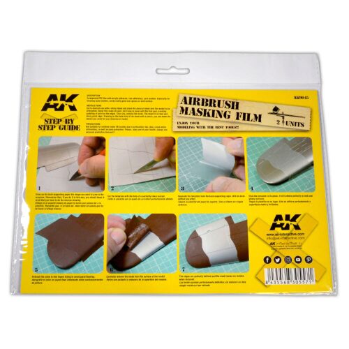 AK Interactive AK9045 Airbrush Masking Film - 2 units