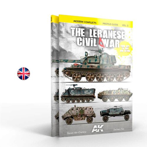 AK Interactive AK285 WARS IN LEBANON VOL.II - English