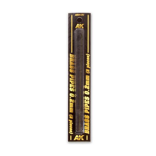 AK Interactive AK9101 BRASS PIPES 0,2mm, 2 units