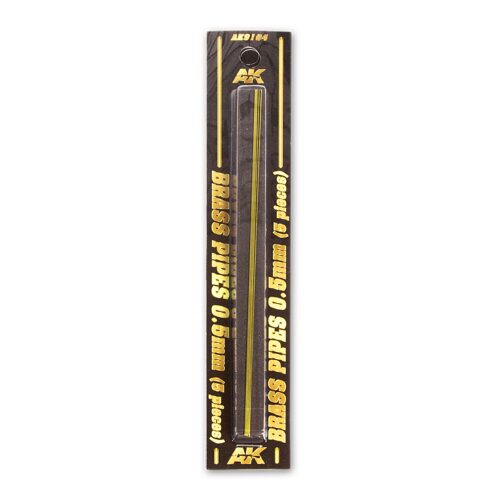 AK Interactive AK9104 BRASS PIPES 0,5mm, 5 units