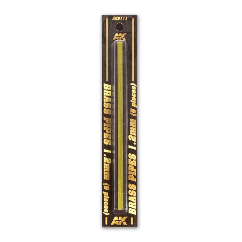 AK Interactive AK9111 BRASS PIPES 1,2mm, 5 units