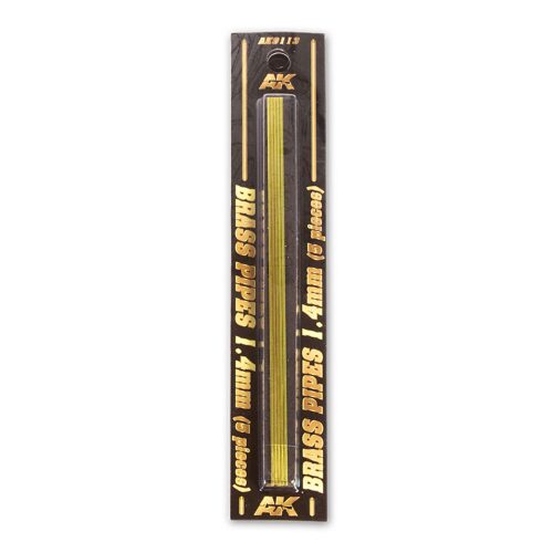 AK Interactive AK9113 BRASS PIPES 1,4mm, 5 units