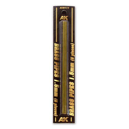 AK Interactive AK9114 BRASS PIPES 1,5mm, 5 units