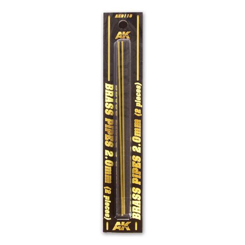 AK Interactive AK9118 BRASS PIPES 2,0mm, 2 units