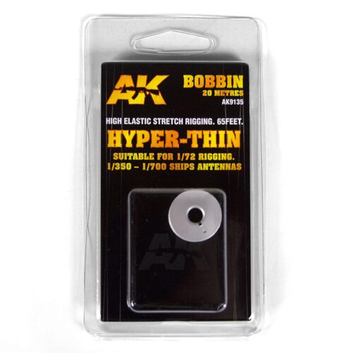 AK Interactive AK9135 ELASTIC RIGGING BOBBINHYPER-THIN