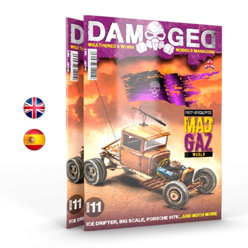 AK Interactive ABT740 DAMAGED, Worn and Weathered Models Magazine - 11 (English)