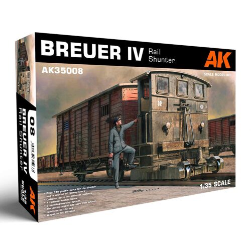 AK Interactive AK35008 BREUER IV RAIL SHUNTER 1/35