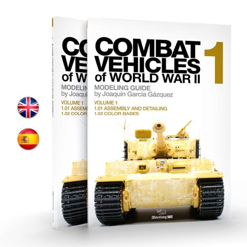 AK Interactive ABT611 COMBAT VEHICLES OF WORLD WAR II(by Joaquín García) Vol. 1 (English)