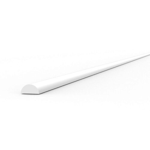 AK Interactive AK6551 Half cane 1.00 x 350mm - STYRENE STRIP