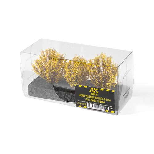 AK Interactive AK8218 LIGHT YELLOW BUSHES 4-6CM