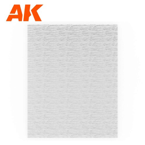 AK Interactive AK6584 Water Sheet Transparent Running Water 245 x 195mm