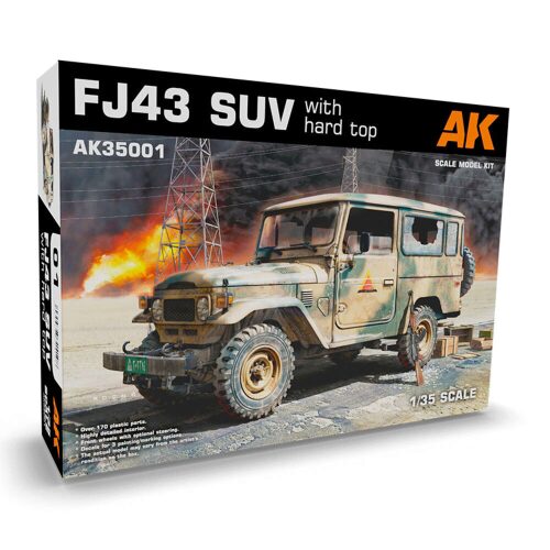 AK Interactive AK35001 FJ43 SUV with Hard top