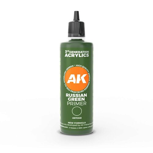 AK Interactive AK11246 3rd gen. Russian green surface Primer 100 ml