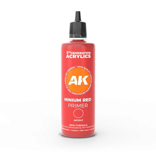 AK Interactive AK11247 3rd gen. Minimum red surface Primer 100 ml