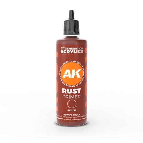 AK Interactive AK11250 3rd gen. Rust surface Primer 100 ml